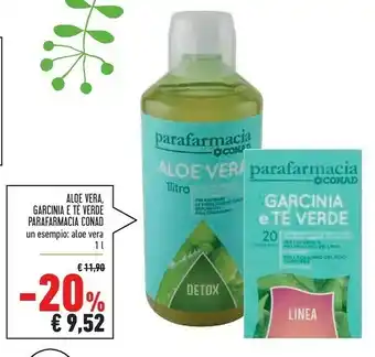 Conad Vera Aloe Garcinia E Te Verde Parafarmacia Aloe Vere offerta