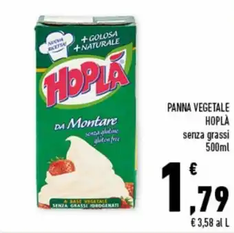 Conad Superstore Hoplà panna vegetale senza grassi 500ml offerta