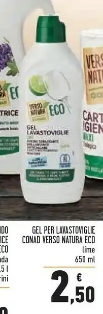 Conad Carta Igienica Gel Per Lavastoviglie Verso Natura Eco offerta