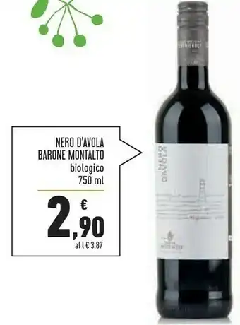Conad Superstore Barone Nero D'avola Montalto Bio offerta