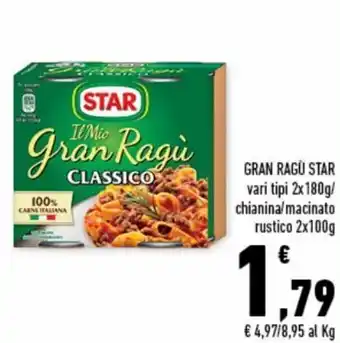 Conad Superstore Star Gran Ragù 2x180g / 2x100g offerta