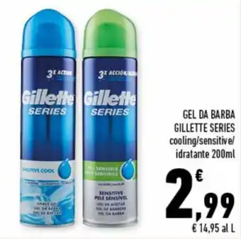 Conad Superstore Gillette Series Gel da Barba 200ml offerta