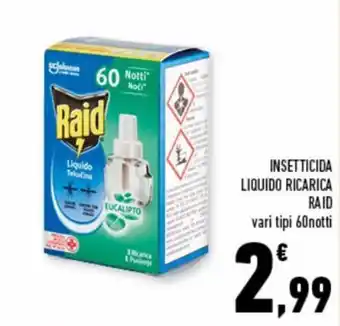 Conad Superstore Raid Insetticida Liquido Ricarica 60 notti offerta
