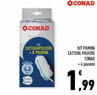 Conad Kit Piumini Cattura Polvere + 6 piumini