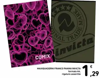 Maxiquaderni Franco Panini/Invicta