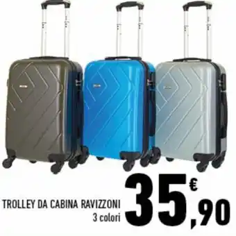 Conad Superstore Trolley da Cabina Ravizzoni 3 colori offerta