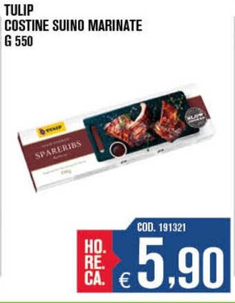 Adhoc Tulip Costine Suino Marinate 550 g offerta
