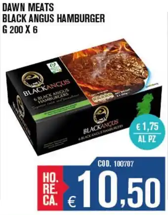 Dawn Meats Black Angus Hamburger 200 g x 6