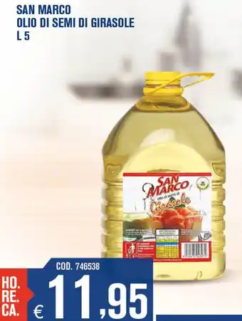 Adhoc San Marco Olio di Semi di Girasole 5 L offerta