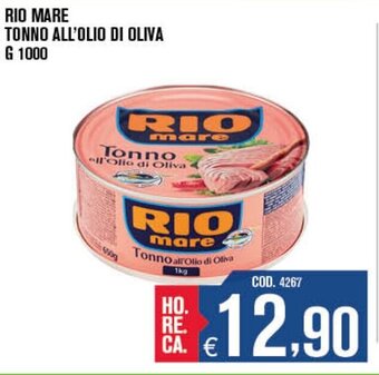 Adhoc Rio Mare Tonno all'olio di oliva 1000 g offerta