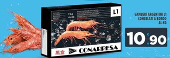 Deco Supermercati Gamberi Argentini L1 Congelati a Bordo offerta