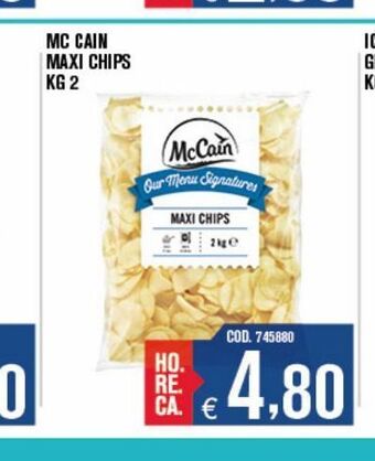 Adhoc Mc cain maxi chips kg 2 offerta