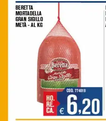 Adhoc Beretta mortadella gran sigillo meta offerta