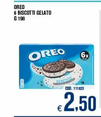 Adhoc Oreo 6 biscotti gelato g 198 offerta