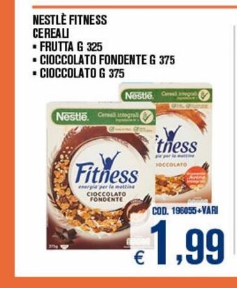 Adhoc Nestlé fitness cereali offerta