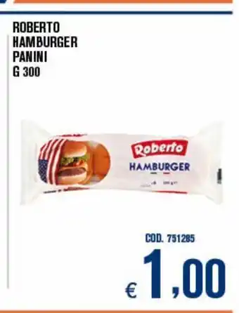 Adhoc Roberto hamburger panini g 300 offerta