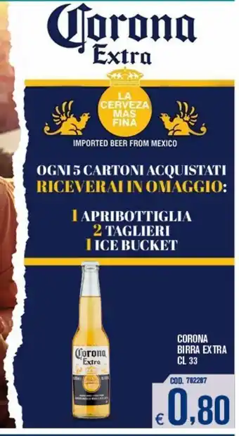 Adhoc Corona birra extra cl 33 offerta