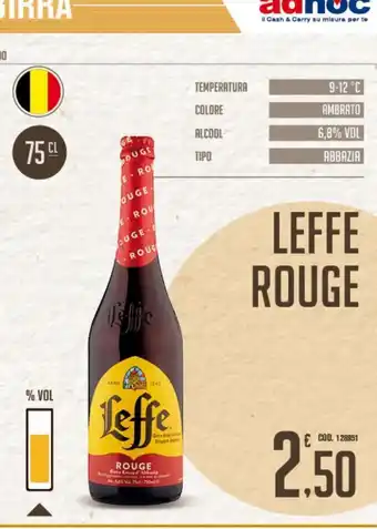 Adhoc Leffe rouge offerta