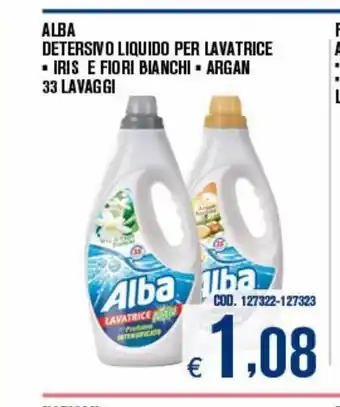 Adhoc Alba detersivo liquido per lavatrice offerta