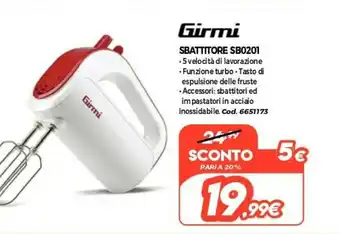 Girmi Sbattitore Elettrico