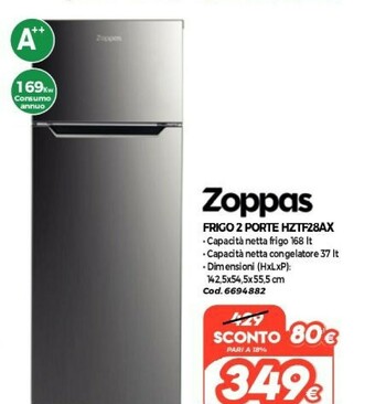 GRANCASA Zoppas Frigoriferi offerta