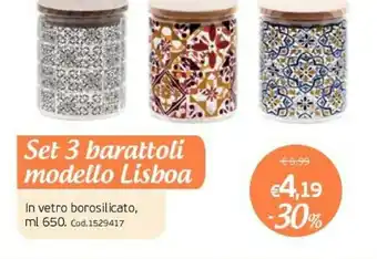Barattoli vetro