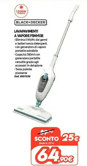 Lavapavimenti a vapore