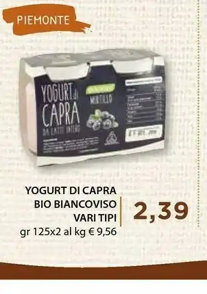 Mercatò Formaggio di capra offerta