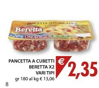 Mercatò Beretta Pancetta offerta