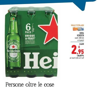 Conad Heineken Birra offerta