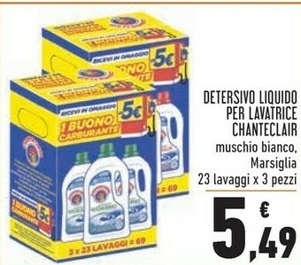 Conad Chanteclair Detersivo lavatrice offerta