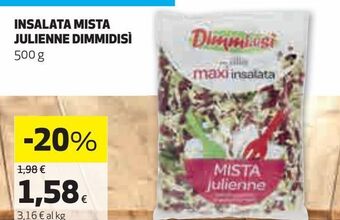 Coop Insalata mista julienne dimmidisì offerta
