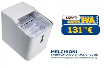 Melchioni Fabbricatore di Ghiaccio - Cubik