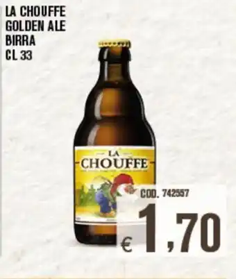 Adhoc La Chouffe Golden Ale Birra cl 33 offerta