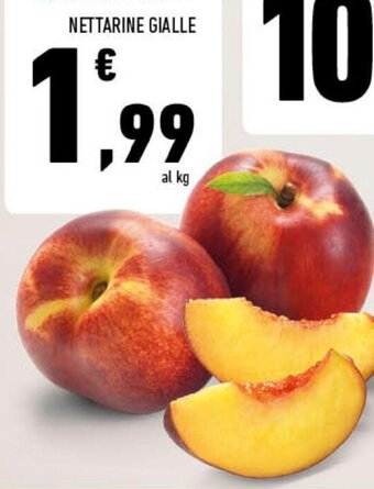 Conad Nettarine Gialle offerta