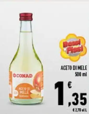 Conad Conad Aceto di mele 500 ml offerta