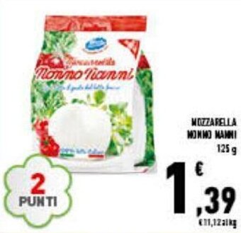 Conad Nonno Nanni Mozzarella 125 g offerta