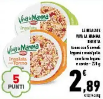 Conad Beretta Viva La Mamma Le Insalate 220 g offerta
