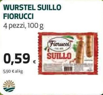 Coop Fiorucci Würstel Suillo 4 pezzi, 100 g offerta