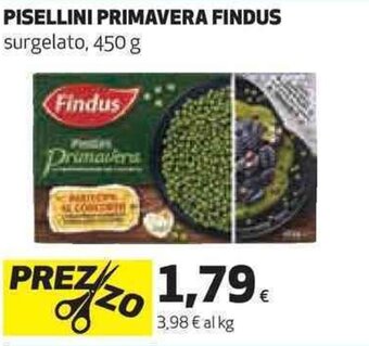 Coop Findus Pisellini Primavera 450 g offerta