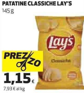 Coop Lay's Patatine Classiche 145 g offerta