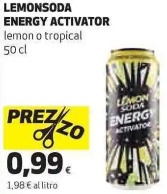 Coop Lemonsoda Energy Activator 50 cl offerta