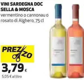 Coop Vini Sardegna Doc Sella & Mosca 75 cl offerta