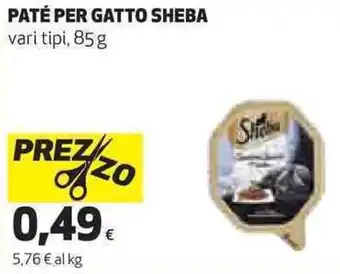 Coop Sheba Patè per gatti 85 g offerta
