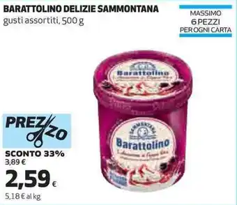 Coop Sammontana Barattolino Delizie 500 g offerta