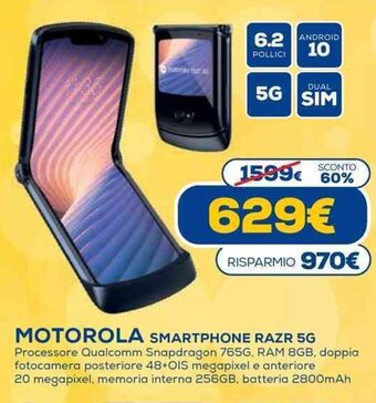 Euronics Motorola Smartphone RAZR 5G offerta