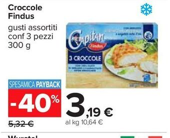 Carrefour Iper Croccole findus offerta