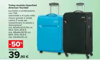 Carrefour Iper Trolley morbido hyperfield american tourister offerta