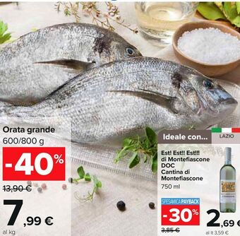Carrefour Iper Orata grande offerta