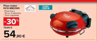 Carrefour Iper Pizza maker dc mb2300 offerta